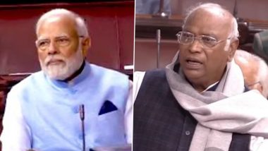 Mallikarjun Kharge Trolled by Netizens for Wearing 'Louis Vuitton' Scarf in Parliament on Day When PM Narendra Modi Donned Jacket Made of Recycled Plastic Bottles